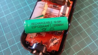 Philips Philishave 282 Battery Replacement [upl. by Inajar]