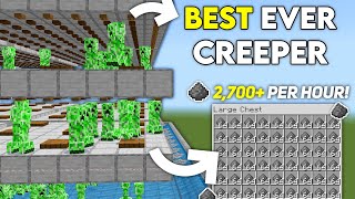 NEW MAXED OUT CREEPER FARM in 121 Minecraft Bedrock [upl. by Lovich905]