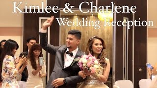 Kimlee amp Charlene wedding reception video highlights [upl. by Aehta905]