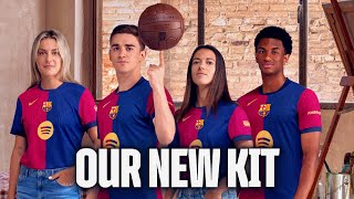 BARÇAS NEW KIT FOR THE 2425 SEASON  FC Barcelona 🔵🔴 [upl. by Hathaway]