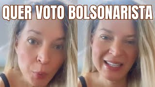 JOICE HASSELMANN SURTA PEDE VOTO PARA BOLSONARISTAS [upl. by Sutsuj42]