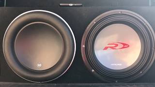 JL AUDIO W7 12 vs ALPINE TYPE R 12 MAX SPL SHOWDOWN [upl. by Julissa]