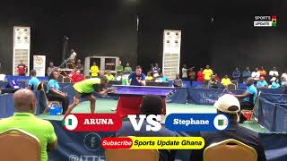 Quadri Aruna 🇳🇬 vs 🇩🇿 Stephane Ouaiche • Table Tennis R16 • 2023 African Games in Ghana [upl. by Rorie]