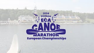 Thursday afternoon  2024 ECA Canoe Marathon European Championships Poznan POL [upl. by Nivaj]