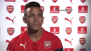 Presentación de Alexis Sanchez en el Arsenal de Inglaterra [upl. by Dulcea953]