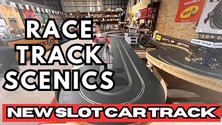 race track scenics builds a slot car track [upl. by Arnie162]