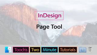 InDesign  Page Tool [upl. by Notsahc]