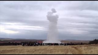 Strokkur Geyser Iceland [upl. by Lindholm]