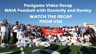 NAIA Football with Dannelly and Donley NAIA Football Championship Game Recap [upl. by Kalman779]