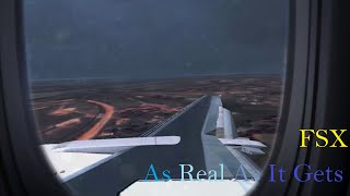 As Real As It Gets  FSX HD  Landing at ivato airport [upl. by Kcirtap]