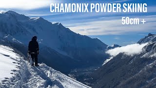 Powder Skiing Chamonix  Gopro POV Skiing runs  Full Sends [upl. by Townshend]