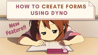 How to create FORMS│Staff Application amp Others│DYNO│New Feature│Join our 22K Discord fam│ Elvira [upl. by Hebe]