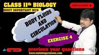 MCQs on BloodCirculatory System lev 4  परिसंचरण तंत्र  130 VVI MCQs  NEET XI [upl. by Ashil888]