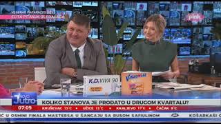 Ivana Štrbac na TV Pink predstavila je Izveštaj sa tržišta nepokretnosti za II kvartal 2024 godine [upl. by Leba]