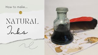 How to make natural inks [upl. by Sualk]