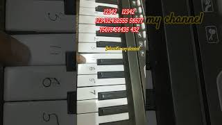 bello ciao song on piano money heistshortvideo hollywood piano [upl. by Iddet]