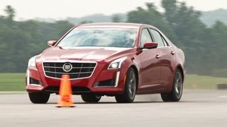 2014 Cadillac CTS VSport  Track Tested  Edmundscom [upl. by Corkhill]