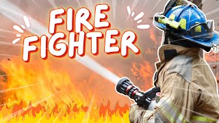 Becoming Firefighter for Kids  Learn About Firefighters 👨‍🚒🚒 [upl. by Hutchinson]