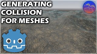 How to Generate Collision For Meshes in Godot  Godot 4 Tutorial [upl. by Joed]