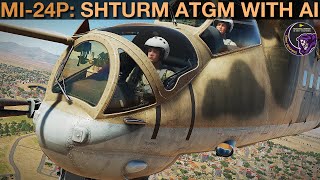 Mi24P Hind AT6 Shturm ATGM AI Petrovich Method Tutorial  DCS WORLD [upl. by Nedi]