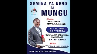 3 NGUVU YA SAUTI YA DAMU YA YESU KATIKA MIFUMO  MWL CHRISTOPHER MWAKASEGE [upl. by Ahseiuqal]