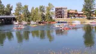 Sandpoint Kayak Races [upl. by Ybrad]