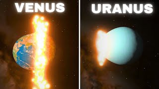 Planet Collision Comparison [upl. by Etnahc89]