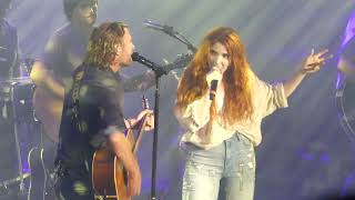 Dierks Bentley Caylee Hammack Different for Girls live concert Mt View CA Shoreline Aug 2023 [upl. by Nerret]