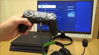 Chat Audio amp Game Audio headset options on PS4 56 [upl. by Demetrius]