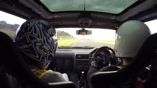 French Car Show 2014 106 Gti on Track 09001100 [upl. by Nimzzaj292]