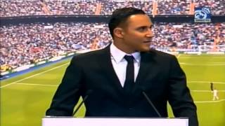 Presentación Keylor Navas en el Real Madrid 12 [upl. by Lindblad]