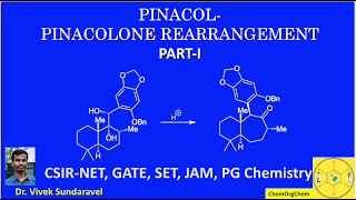 PINACOLPINACOLONE REARRANGEMENT PartI csirnet gateexam jamchemistry jeeadvanced setexam [upl. by Kanter]