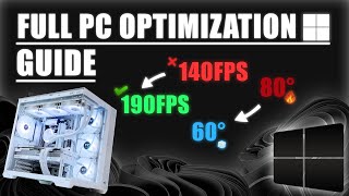 30 FPS Boost Full PC Optimization Guide 2026  The Only Guide Youll Need  Windows 1011 [upl. by Ahpla]