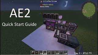 Applied Energistics 2 Quick Start Guide [upl. by Ralph]