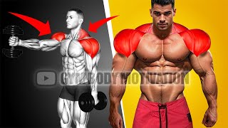 10 Effective Exercises for BIGGER SHOULDERS and TRAPS [upl. by Krissy]