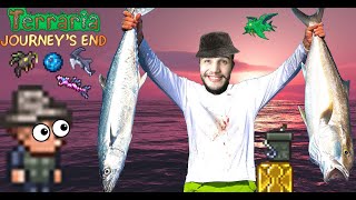 O guia DEFINITIVO da PESCA  Terraria 14 Journeys End [upl. by Anora]