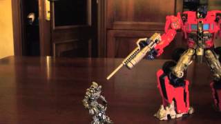 Lil Megatrons death transformers stop motion [upl. by Nyleahcim]