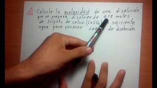 Molaridad de disoluciones Ejercicios resueltos de lo más fáciles a difíciles [upl. by Ilene]