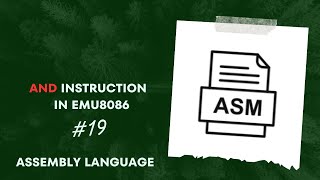 Emu8086 Tutorial Unleashing the Power of AND Operator  Assembly Language Programming [upl. by Bixby]