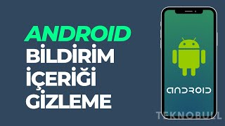 Androıd Kilit Ekranında Bildirim İçeriği Gizleme [upl. by Sirtimid638]