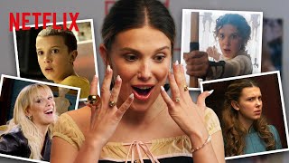 Millie Bobby Brown Ranks her haircuts  Damsel  Netflix [upl. by Bertie]