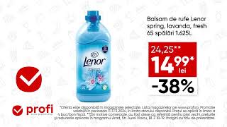 La Profi găsești o mulțime de oferte Balsam de rufe Lenor si Detergent Finish la un pret special [upl. by Thain]