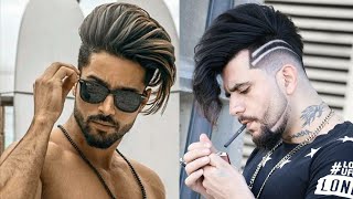 Medium Length Modern Slick Back Tutorial  Mens Long Hair 2021 [upl. by Ahsoyem]