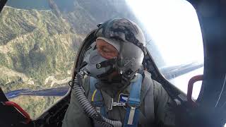 Fouga Magister  Onboard [upl. by Nerag]