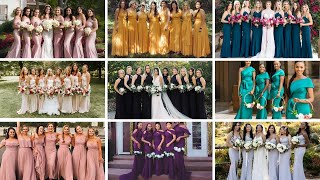 100 Beautiful Bridesmaid Dresses and Dress Trends 2024 From Classic to Contemporary [upl. by Jeggar]