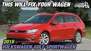 2018 Volkswagen Golf SportWagen  This Will Fix Your Wagon [upl. by Ainej]