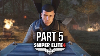 Sniper Elite 4 Walkthrough Part 5  LORINO DOCKYARD Mission 4 [upl. by Atinwahs]