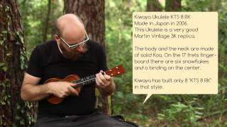 Aël  Kiwaya KTS 8 RK Koa Ukulele  Drifting and Dreaming Ukulelezaza version [upl. by Maillliw]