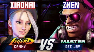 SF6 ▰ XIAOHAI Cammy vs ZHEN Dee Jay ▰ High Level Gameplay [upl. by Rekab339]