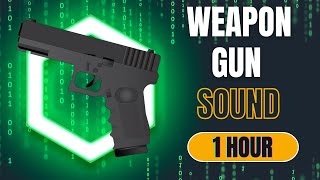 Weapon Gun Sound Effect🎧 Gun Shot Sounds Effect Loud🎧😴 1 Hour [upl. by Araet]